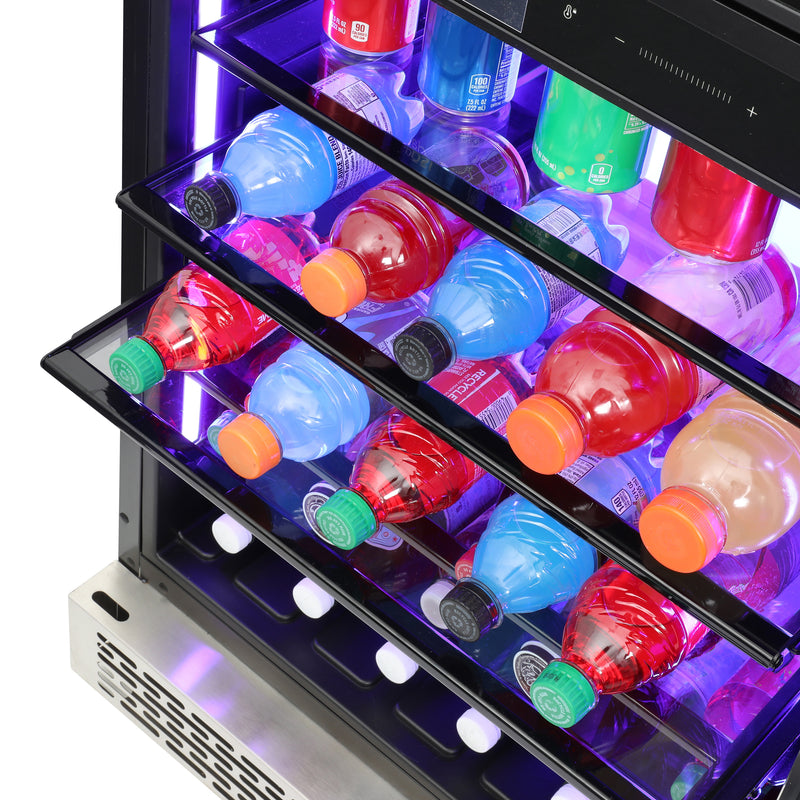 Vinotemp Vinoglow 151-Can Single-Zone Beverage Center