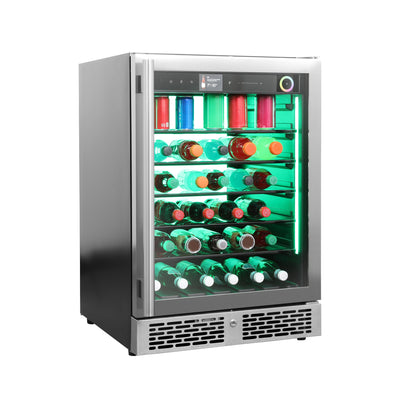 Vinotemp Vinoglow 151-Can Single-Zone Beverage Center