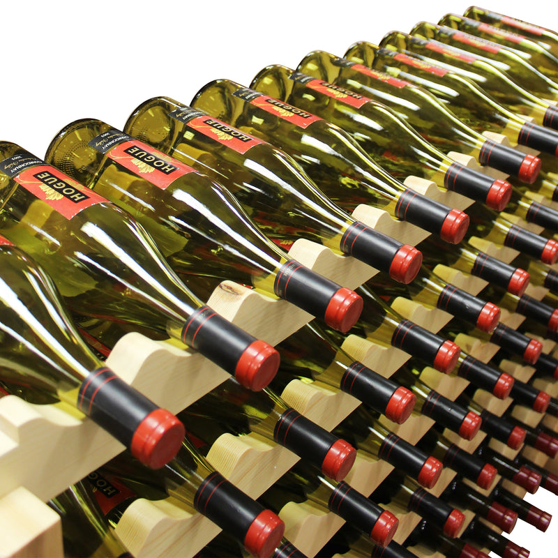 Vinotemp Modular Wine Rack, 6 x 12, 72 Bottle Capacity, in Natural