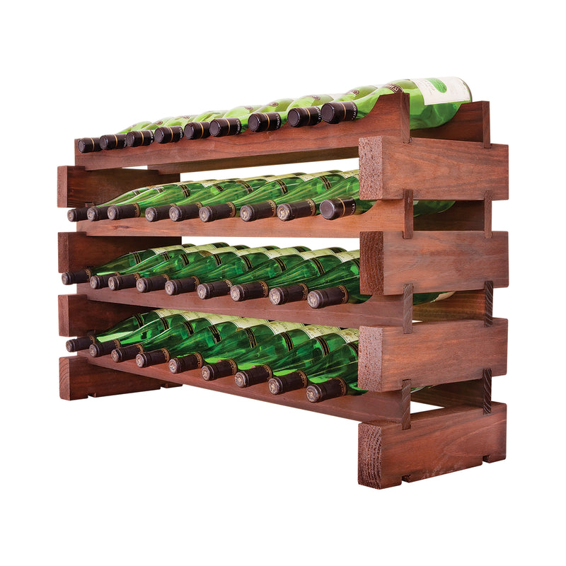 Vinotemp Modular Wine Rack, 4 x 9, 36 Bottle Capacity, in Cherry