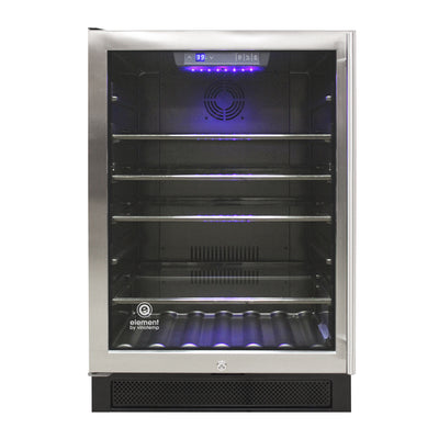 Vinotemp Connoisseur Series Single-Zone Beverage Cooler, in Stainless Steel