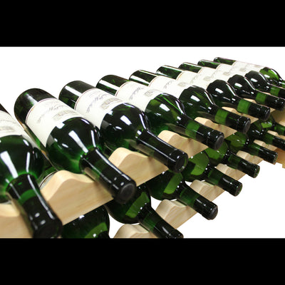 Vinotemp Modular Wine Rack, 2 x 9, 18 Bottle Capacity, in Natural