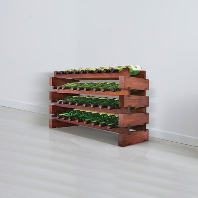 Vinotemp Modular Wine Rack, 4 x 9, 36 Bottle Capacity, in Cherry